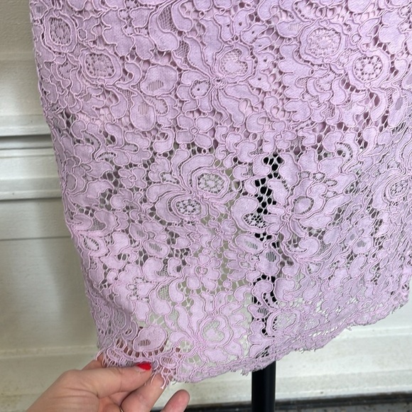 Bardot Revolve Solange Bell Sleeve Lace Dress Size Small 6 - Picture 5 of 8